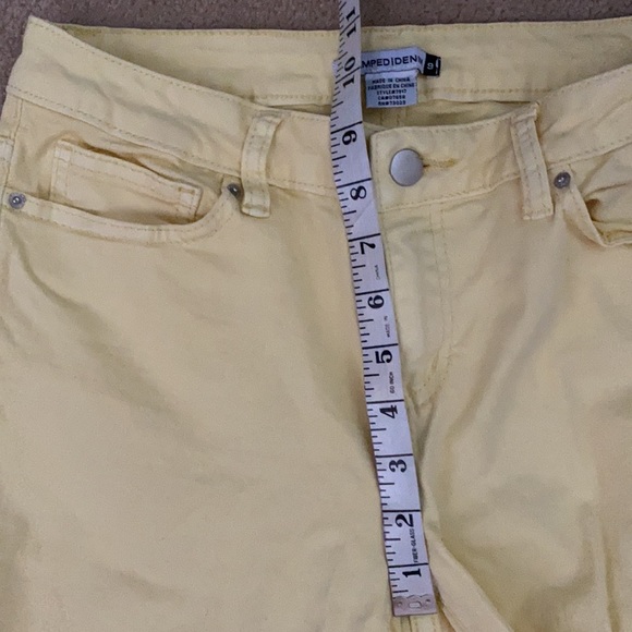 Revamped Yellow Distressed Jeans - Picture 4 of 6